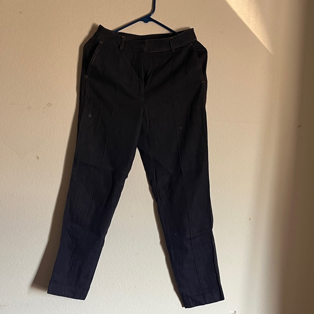 Blue Tailored Pants